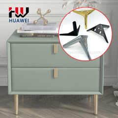 Huawei 15mm Furniture Plating Polishing Sofa Metal Feet Cabinet Legs Bed Foot Iron Couch Leg for Y Shape