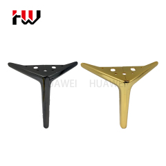 Huawei 15mm Furniture Plating Polishing Sofa Metal Feet Cabinet Legs Bed Foot Iron Couch Leg for Y Shape