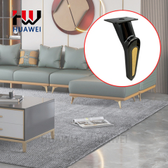 HUAWEI Furniture Hardware Metal Sofa Feet Accessories Parts Minimalist Cabinet Couch Sofa Black Leg