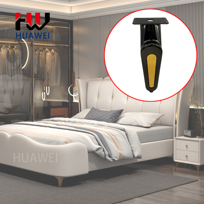 HUAWEI Furniture Hardware Metal Sofa Feet Accessories Parts Minimalist Cabinet Couch Sofa Black Leg