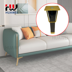 Huawei Fashion living room furniture accessory luxury metal black sofa legs for table