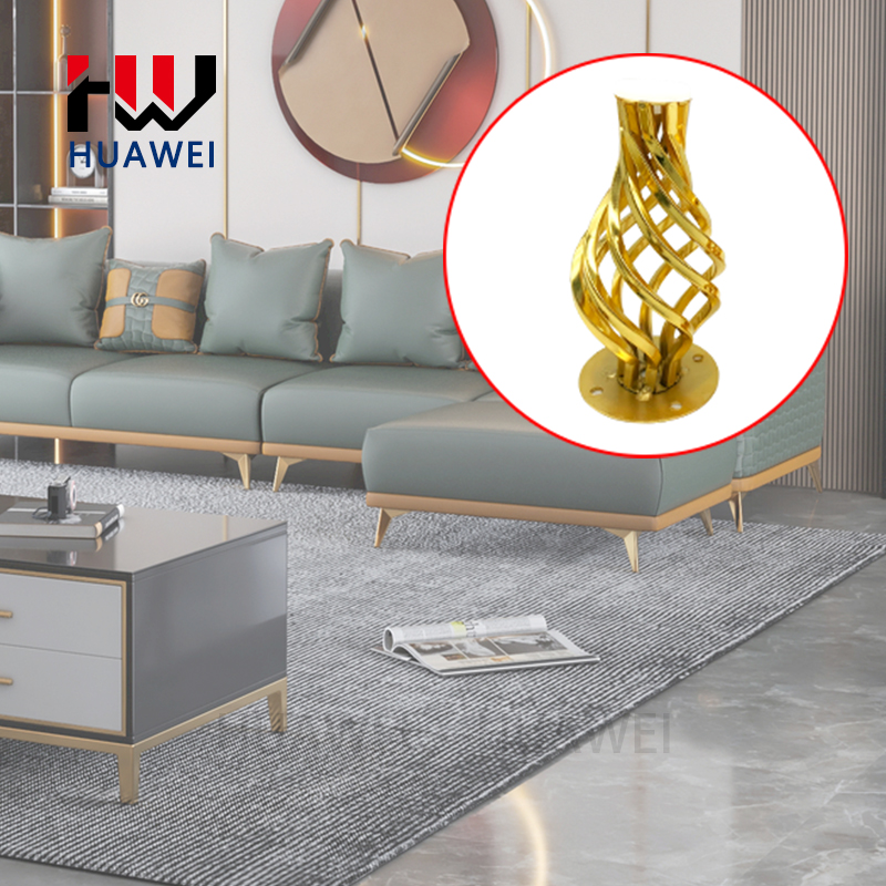 Huawei high-quality metal sofa leg lantern style sofa leg coffee table leg bed leg