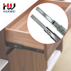 Huawei hardware Cold Rolled Steel Mute Drawer Track Slide Guides Rail Kitchen Cabinet Accessories Cupboard Drawer Slide Rail