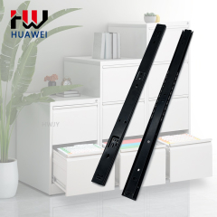 Huawei Furniture Hardware Wardrobe Rail Telescopic Channel Push to Open Cabinet Drawer Slide Runner Inch/Weight for Sale