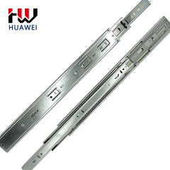 Huawei hardware 45mm Elasticity Drawer Slide Railing Stopper Soft Close Push Open Drawer Slides Runners Soft Close Concealed Slide