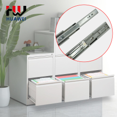 Huawei hardware 45mm Elasticity Drawer Slide Railing Stopper Soft Close Push Open Drawer Slides Runners Soft Close Concealed Slide
