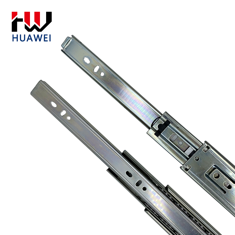 Huawei hardware Cold Rolled Steel Mute Drawer Track Slide Guides Rail Kitchen Cabinet Accessories Cupboard Drawer Slide Rail