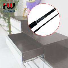Huawei Furniture Hardware Wardrobe Rail Telescopic Channel Push to Open Cabinet Drawer Slide Runner Inch/Weight for Sale