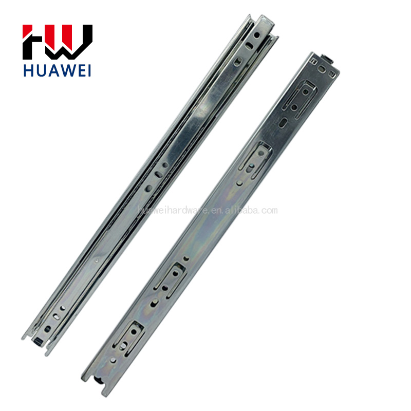 Huawei hardware W30mm Push To Open Extension Cabinet Drawer Runner Undermount Slide Kitchen Drawers Rail Inner System