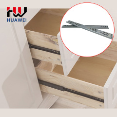 Huawei hardware W30mm Push To Open Extension Cabinet Drawer Runner Undermount Slide Kitchen Drawers Rail Inner System