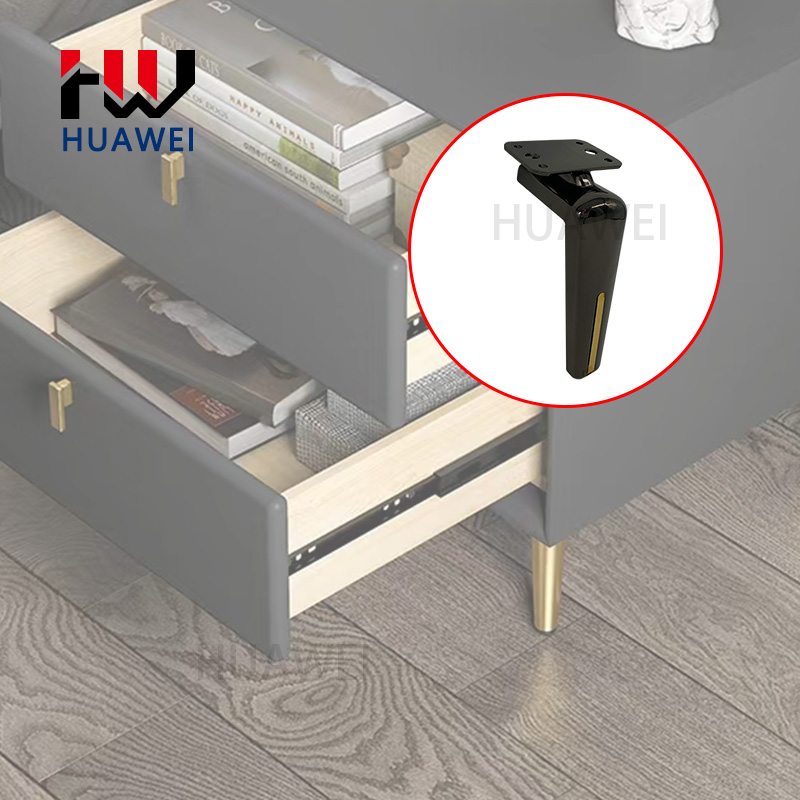 Huawei hardware Furniture hardware golden iron furniture feet metal sofa legs