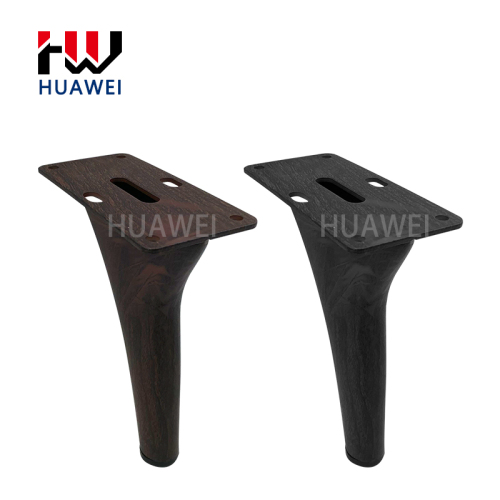 Huawei hardware new design tilt black hardware sofa leg