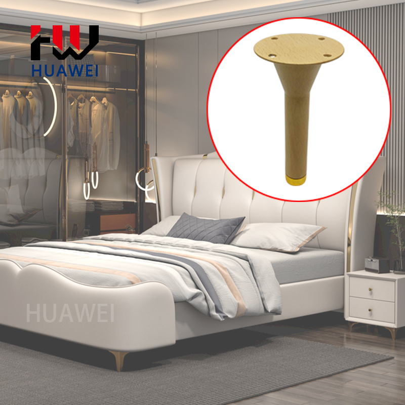 Huawei hardware High Quality Round Cone Sofa Legs Modern Furniture Legs
