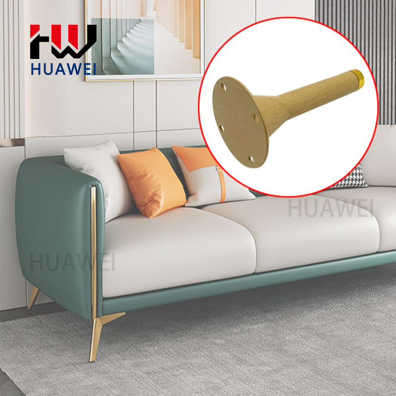 Huawei hardware High Quality Round Cone Sofa Legs Modern Furniture Legs