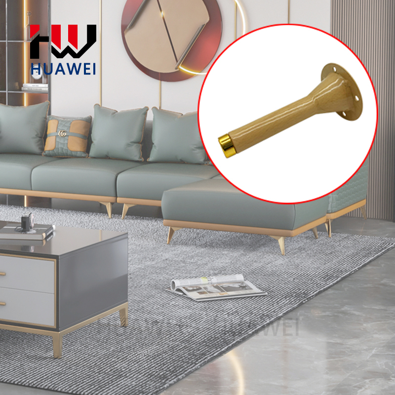 Huawei hardware High Quality Round Cone Sofa Legs Modern Furniture Legs