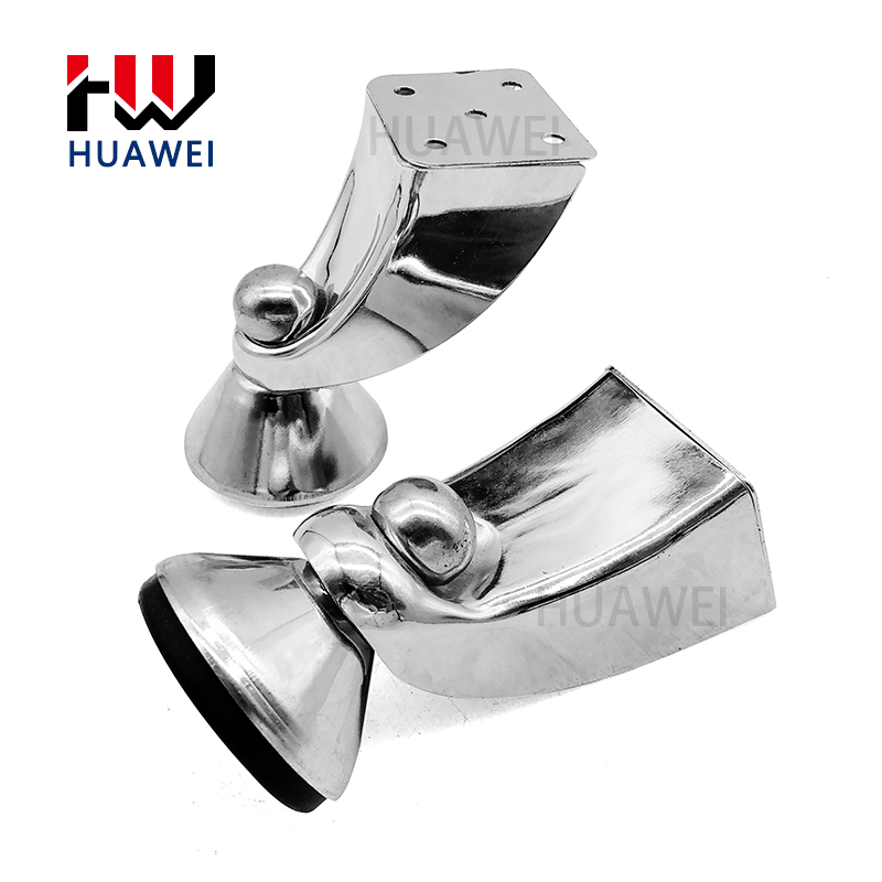 Huawei hardware Factory supply living room furniture legs metal straight sofa legs