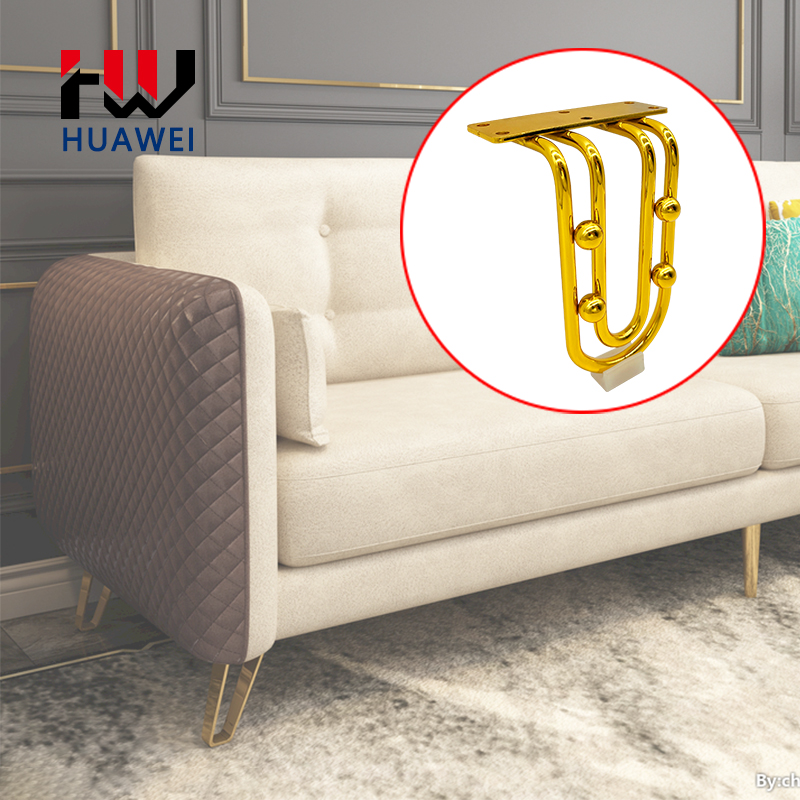 Huawei hardware New Arrival Coffee Table Cabinet Metal Accessories Iron Leg Heavy Furniture Decorative Hardware Sofa Leg