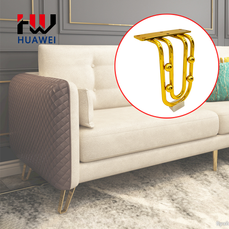 Huawei hardware New Arrival Coffee Table Cabinet Metal Accessories Iron Leg Heavy Furniture Decorative Hardware Sofa Leg