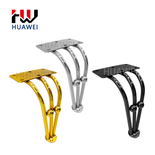 Huawei hardware Home Accessories Decoration Hardware Cabinet Iron Feet Series New Design Heavy Metal Sofa Leg