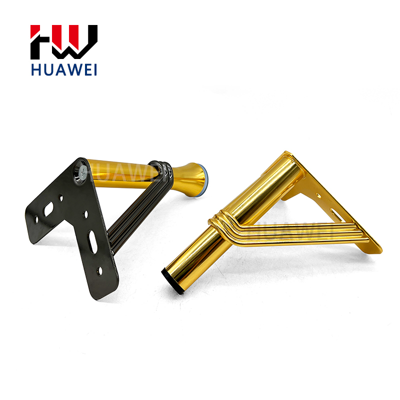 Huawei hardware Coffee Table Furniture Support Feet Hardware Accessories Light Luxury Wholesale Triangle European Metal Sofa Leg