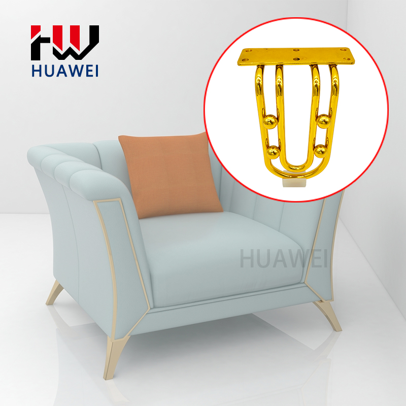 Huawei hardware New Arrival Coffee Table Cabinet Metal Accessories Iron Leg Heavy Furniture Decorative Hardware Sofa Leg