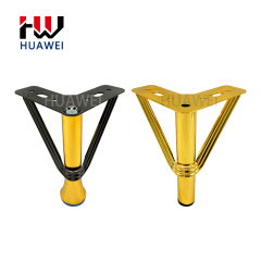 Huawei hardware Coffee Table Furniture Support Feet Hardware Accessories Light Luxury Wholesale Triangle European Metal Sofa Leg
