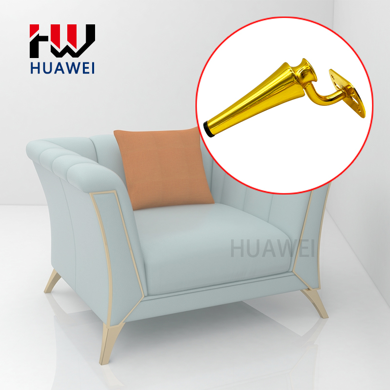 Huawei hardware Metal Sofa Feet TV Cabinet Support Legs Bathroom Cabinet Table Gold Bedside Table Furniture Accessories Leg