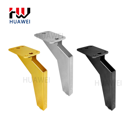 Huawei hardware High Grade Furniture Hardware Accessories Light Luxury Titanium Gold Sofa Foot Metal Support Sofa Leg