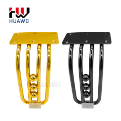 Huawei hardware Factory Price Furniture Decorative Sofa Hardware Cabinet Table Bed Legs Golden Iron Furniture Sofa Legs