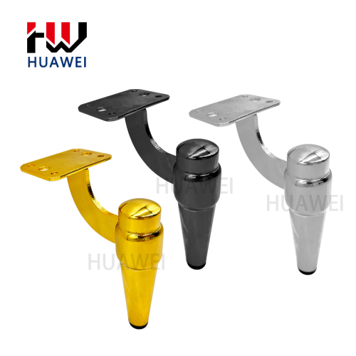 Huawei hardware Manufacturer Supply Decorative Furniture Leg Iron Sofa Feet Home Luxury Bathroom Bedside Cabinet Hardware Sofa Leg