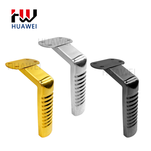 Huawei hardware New Arrival Metal Sofa Accessories Furniture Hardware Cabinet Table Leg Luxury Golden Steel Sofa Leg