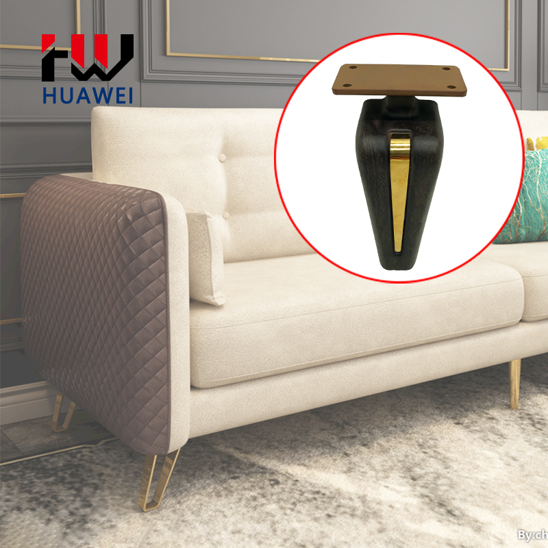 Huawei hardware Wholesale Metal Sofa TV Cabinet Support Feet Entrance Cabinet Bedside Two Tune Hardware Accessories Furniture Leg