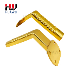 Huawei hardware New Arrival Metal Sofa Accessories Furniture Hardware Cabinet Table Leg Luxury Golden Steel Sofa Leg