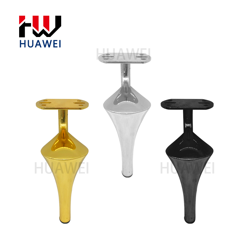 Huawei hardware Wholesale Strong Furniture Gold Legs Modern Sofa Iron Legs Feet