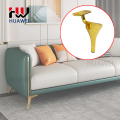 Huawei hardware Wholesale Strong Furniture Gold Legs Modern Sofa Iron Legs Feet