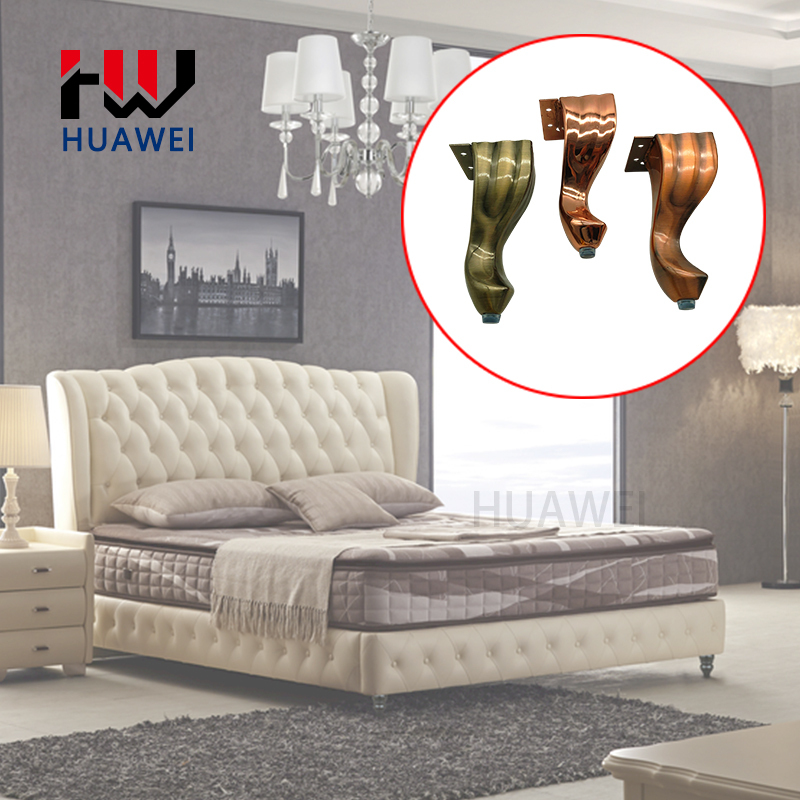 Huawei hardware Retro Style European Metal Sofa Furniture Feet Support Legs Tea Table Feet Cabinet Beauty Woman Sofa Hardware Leg