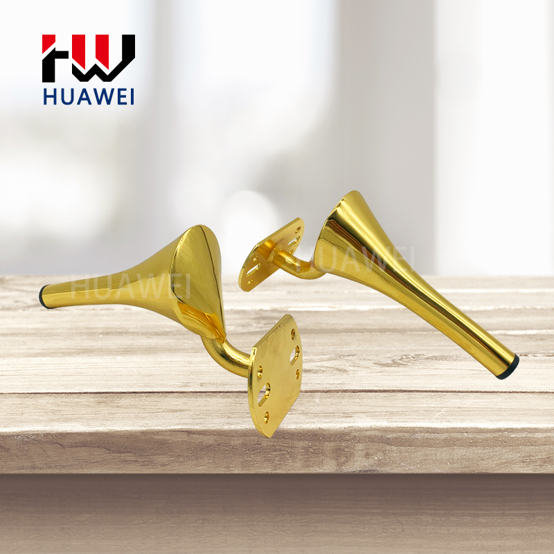 Huawei hardware Wholesale Strong Furniture Gold Legs Modern Sofa Iron Legs Feet