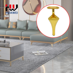 Huawei hardware Wholesale Strong Furniture Gold Legs Modern Sofa Iron Legs Feet