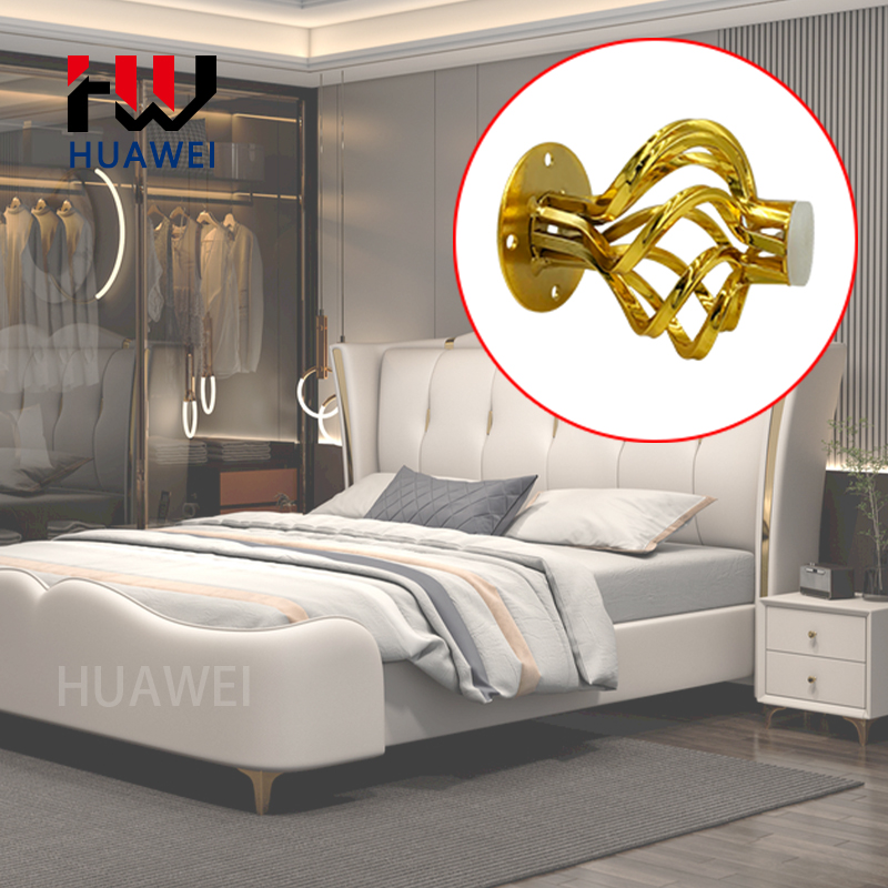 Huawei hardware Manufacturer Furniture Accessories Metal Bed Feet Couch Chrome Legs Triangl Sofa Leg