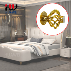 Huawei hardware Manufacturer Furniture Accessories Metal Bed Feet Couch Chrome Legs Triangl Sofa Leg