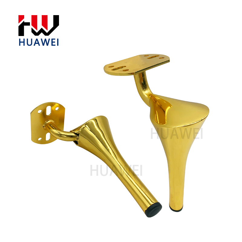 Huawei hardware Wholesale Strong Furniture Gold Legs Modern Sofa Iron Legs Feet