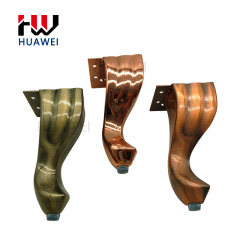 Huawei hardware Retro Style European Metal Sofa Furniture Feet Support Legs Tea Table Feet Cabinet Beauty Woman Sofa Hardware Leg