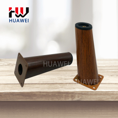 Huawei hardware Inclined wrought iron furniture table legs golden sofa legs