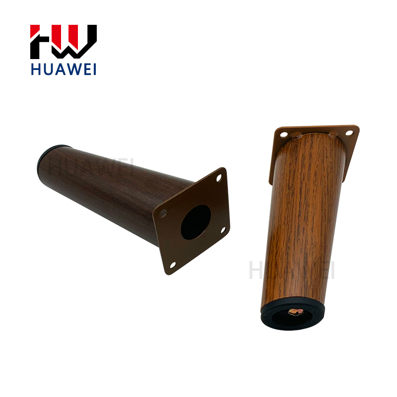 Huawei hardware Inclined wrought iron furniture table legs golden sofa legs