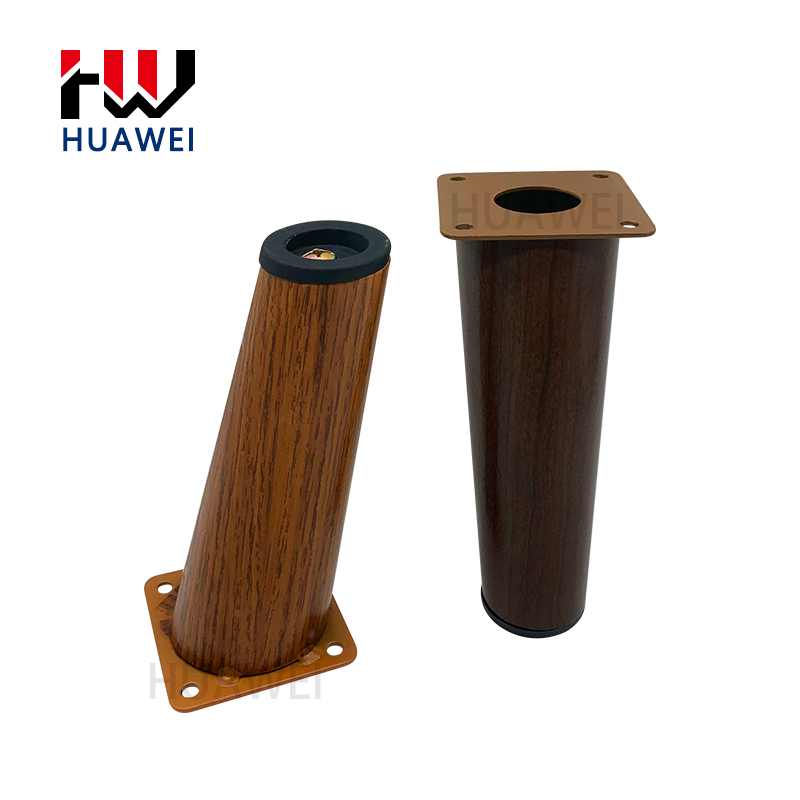 Huawei hardware Inclined wrought iron furniture table legs golden sofa legs