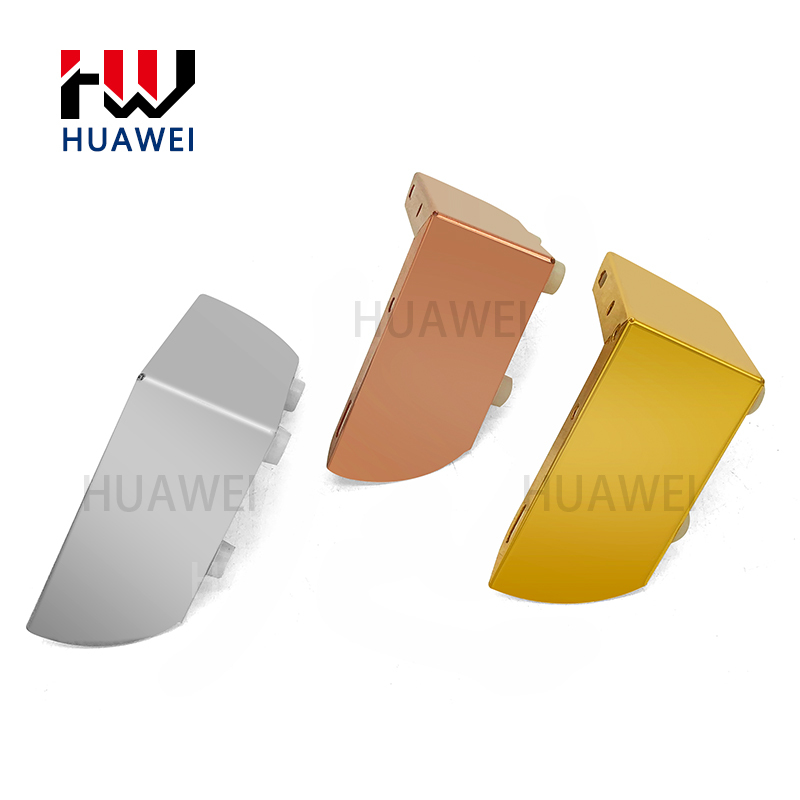 Huawei hardware Factory direct sale 55mm height gold colour L Shape sofa leg foe sale
