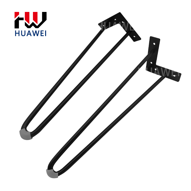 Huawei hardware Hot sale heavy duty metal industrial style table legs chair legs cabinet legs metal table legs
