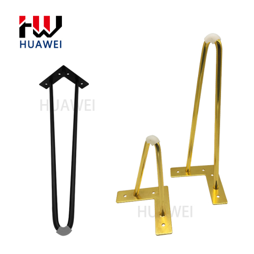 Huawei hardware Hot sale heavy duty metal industrial style table legs chair legs cabinet legs metal table legs