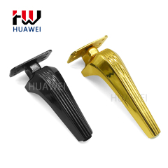 Huawei hardware Newest Design Furniture Fitting Gold Metal Legs Cabinet Iron Sofa Legs Feet