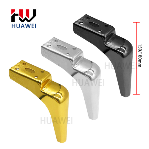 Huawei hardware new design high grade L shape 150mm height sofa legs for living room furniture hardware feet